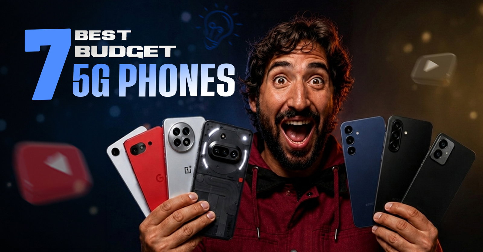 TechDogs-"7 Best Budget 5G Phones That Nail The Basics" TechDogs-"7 Best Budget 5G Phones That Nail The Basics"