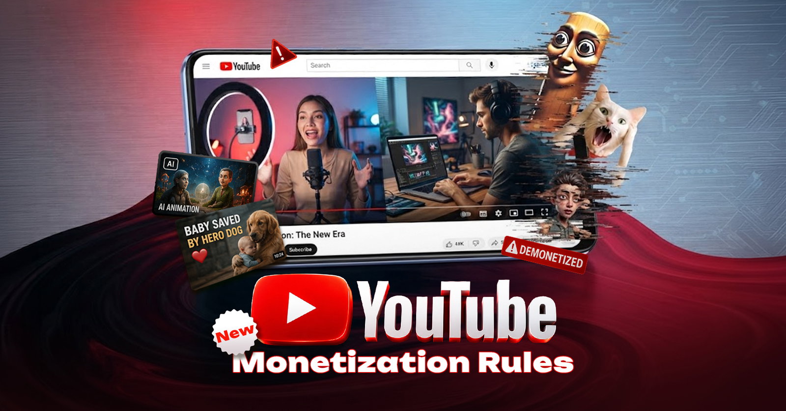TechDogs-"YouTube's New Monetization Rules" TechDogs-"YouTube's New Monetization Rules"