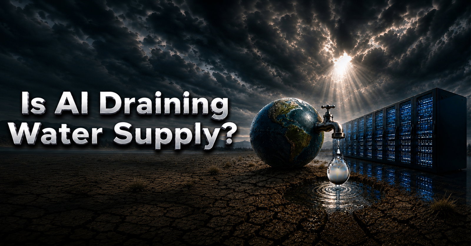 TechDogs-"Is AI Draining Our Water Supply? The Hidden Cost Of Data Centers" TechDogs-"Is AI Draining Our Water Supply? The Hidden Cost Of Data Centers"