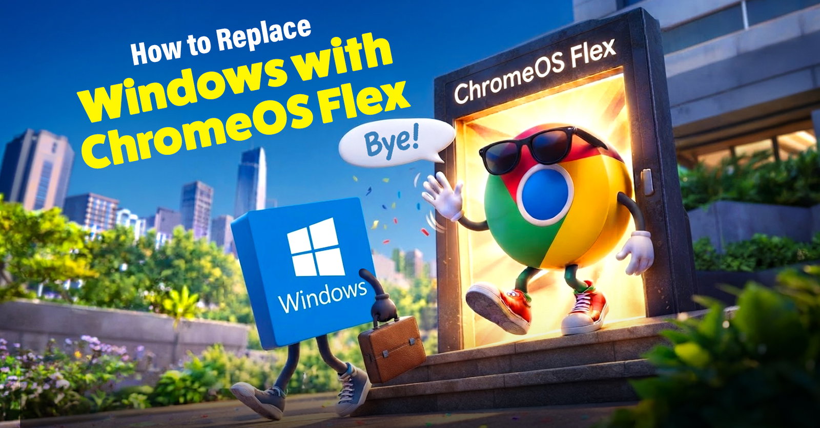 TechDogs-"How To Replace Windows With ChromeOS Flex For Free: Step-by-Step Guide"