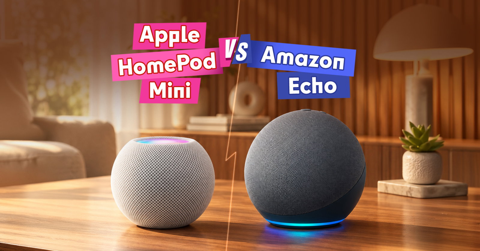 TechDogs-"Apple HomePod Mini vs. Amazon Echo: Which Compact Smart Speaker Is Best?" TechDogs-"Apple HomePod Mini vs. Amazon Echo: Which Compact Smart Speaker Is Best?"