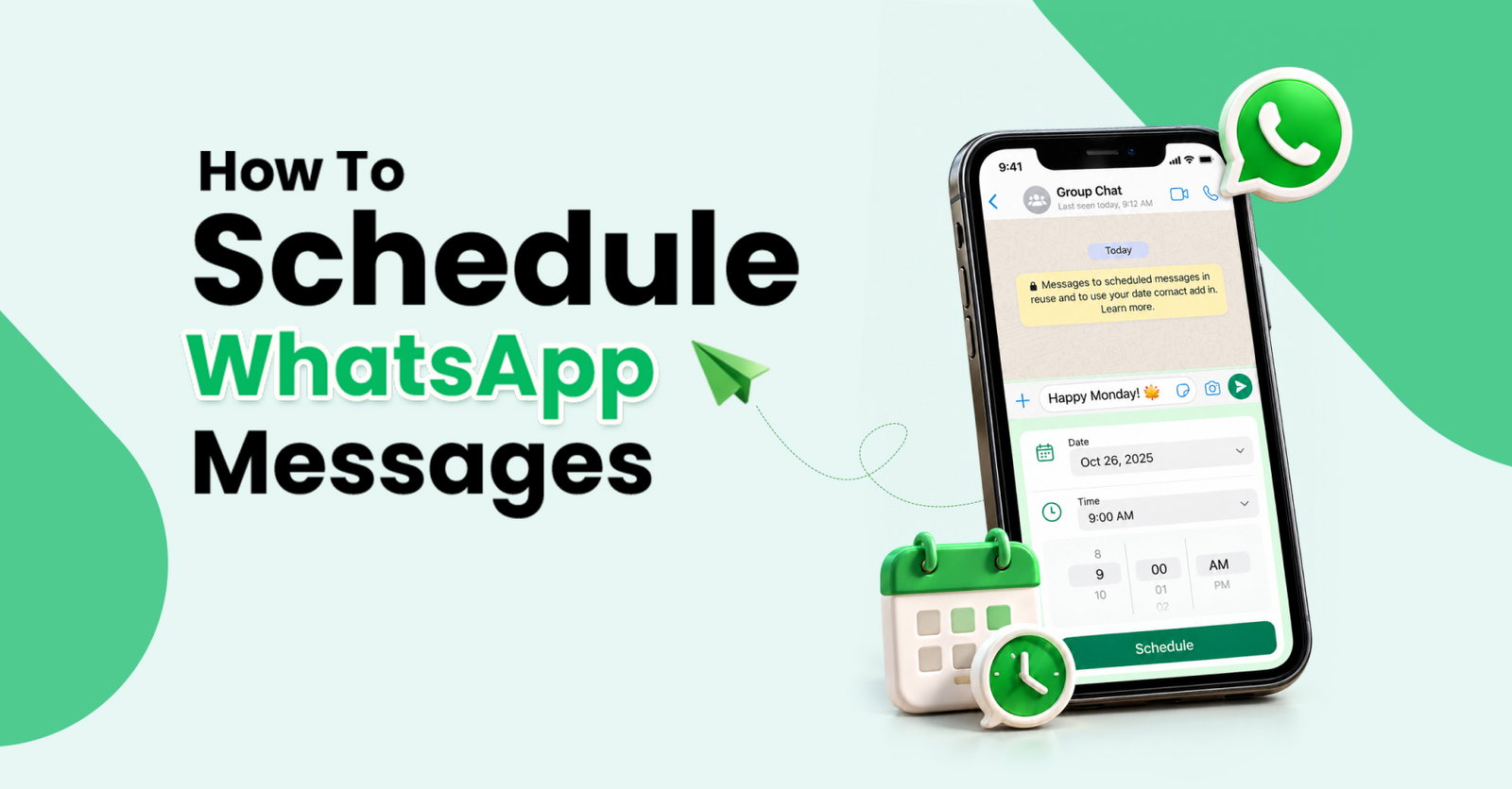 TechDogs-"WhatsApp Users May Soon Be Able To Schedule Messages" TechDogs-"WhatsApp Users May Soon Be Able To Schedule Messages"