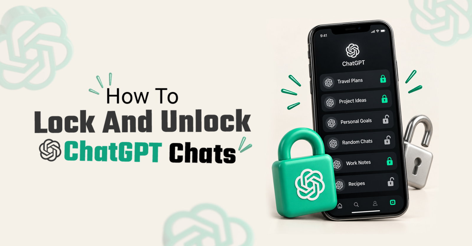 TechDogs-"ChatGPT Now Lets You Lock Chats: How The New PIN And Face ID Feature Works" TechDogs-"ChatGPT Now Lets You Lock Chats: How The New PIN And Face ID Feature Works"