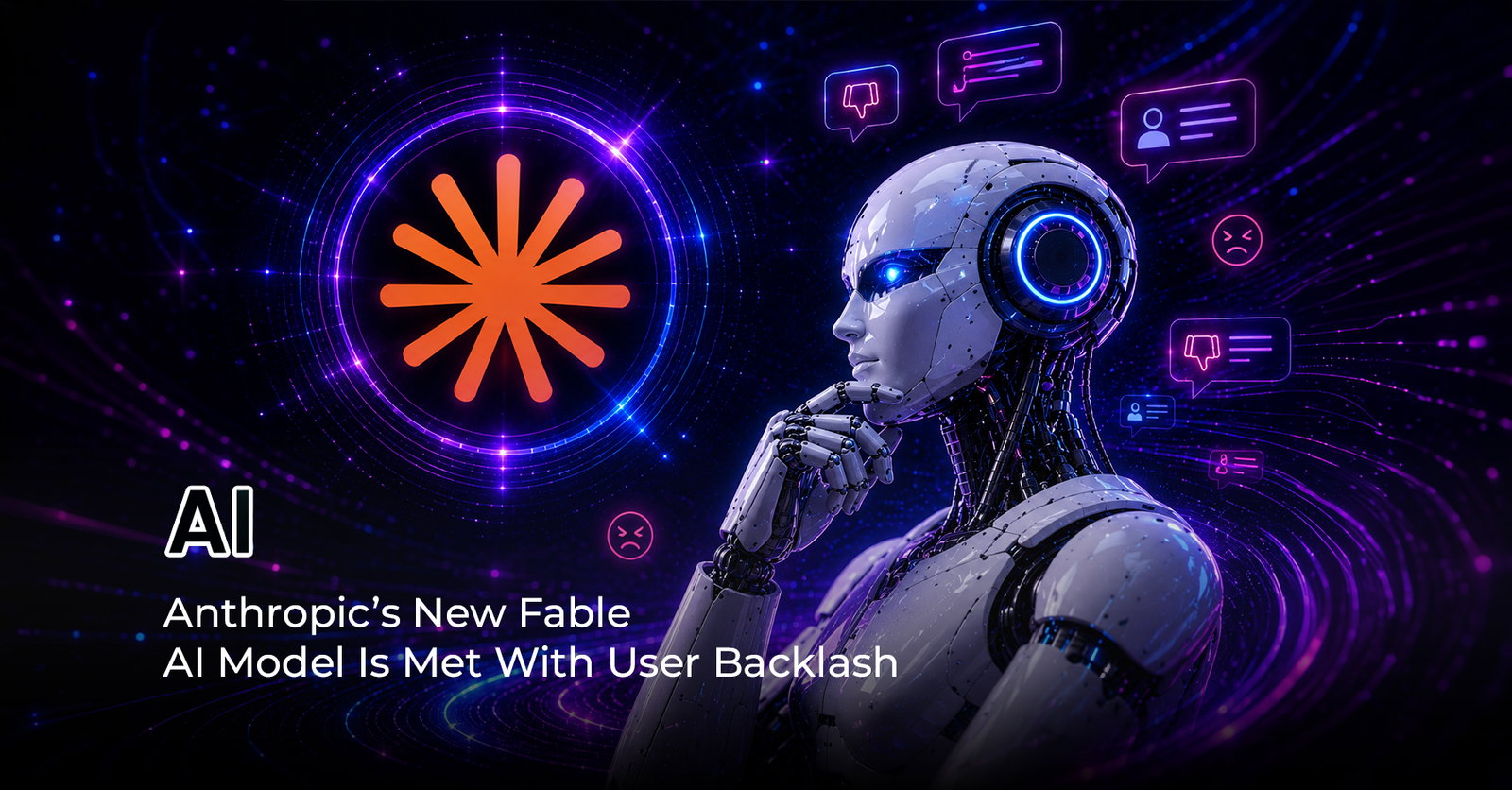 TechDogs-"Anthropic’s New Fable AI Model Is Met With User Backlash" TechDogs-"Anthropic’s New Fable AI Model Is Met With User Backlash"