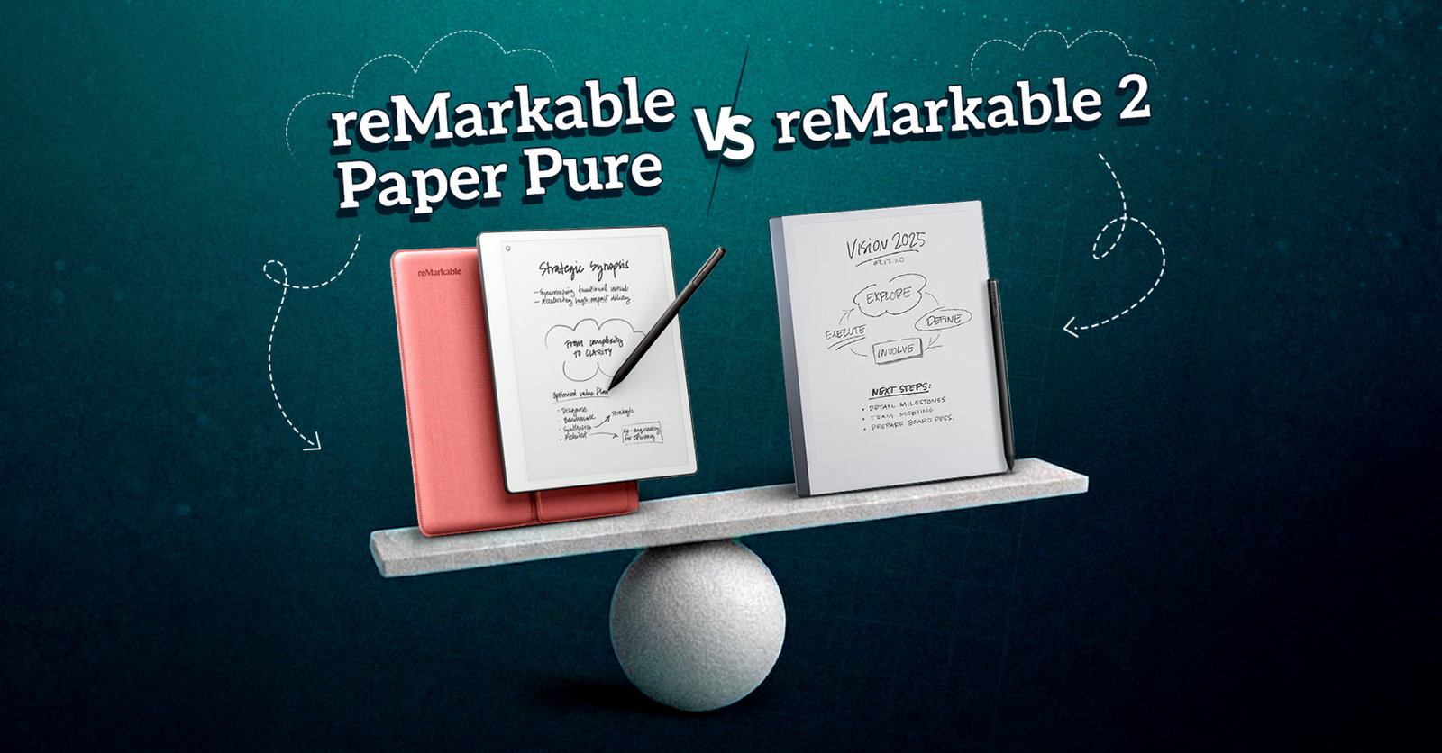 TechDogs-"reMarkable Paper Pure Vs. reMarkable 2"