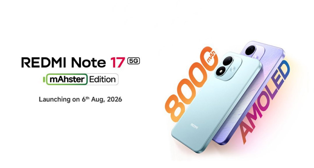 TechDogs-"An Image Showing The Launch Date Of The Redmi Note 17 5G"