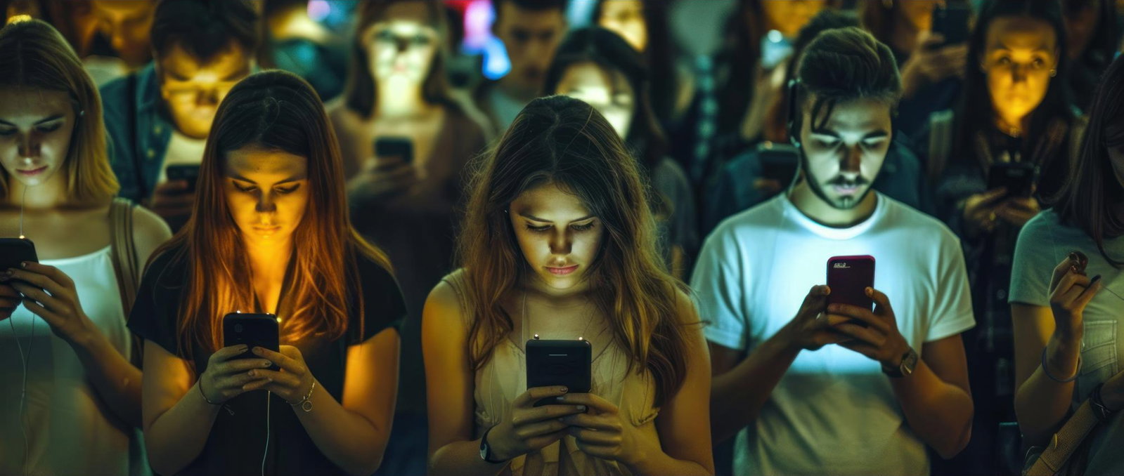 TechDogs-"An Image Depicting Social Media Addiction"